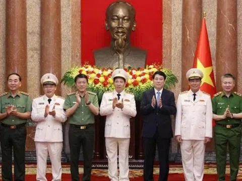 Ba Thứ trưởng Bộ Công an được thăng quân hàm Thượng tướng