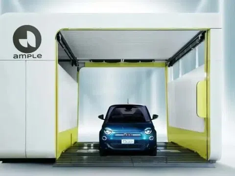 Công nghệ giúp xe điện Fiat 500e hoán đổi pin trong 5 phút