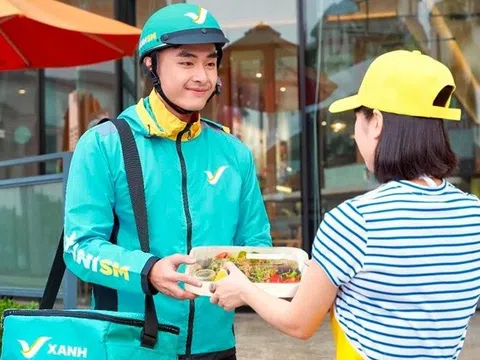 Xanh SM chính thức giao đồ ăn