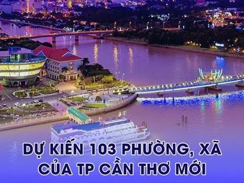 Chi tiết trụ sở 103 phường, xã sau sắp xếp của TP Cần Thơ mới
