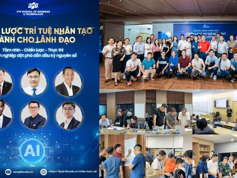 Khai giảng khóa học Chiến lược trí tuệ nhân tạo (AI) dành riêng cho các nhà quản trị doanh nghiệp độc quyền FPT