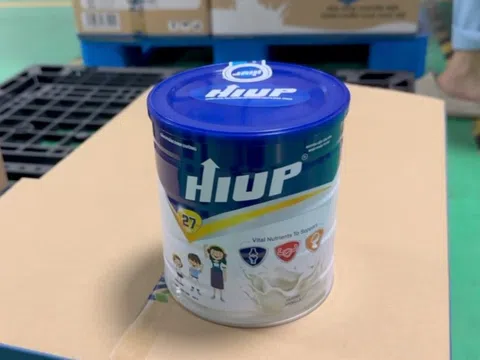 Bộ Công an kêu gọi những ai đang sử dụng sữa HIUP 27 nhanh chóng đến trình báo để phục vụ điều tra