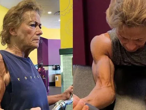 Ngỡ ngàng với cụ bà 68 tuổi "nghiện" gym, body đỉnh, khỏe đến nỗi bị ngựa húc mà không gãy xương