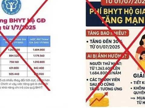 Tin đồn tăng mức đóng BHYT từ 1-7: BHXH Việt Nam nói gì?