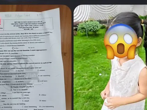 Con gái lớp 2 làm đề thi lớp 10 được 9,75 điểm, mẹ vẫn khiêm tốn "chưa ra biển lớn": Màn khoe con khiến MXH dậy sóng