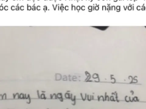 Mẹ Hà Nội bật khóc khi đọc nhật ký của con gái lớp 4, câu cuối trang khiến chị và triệu cha mẹ lặng người!