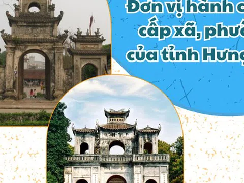 Chi tiết đơn vị hành chính cấp xã của tỉnh Hưng Yên mới