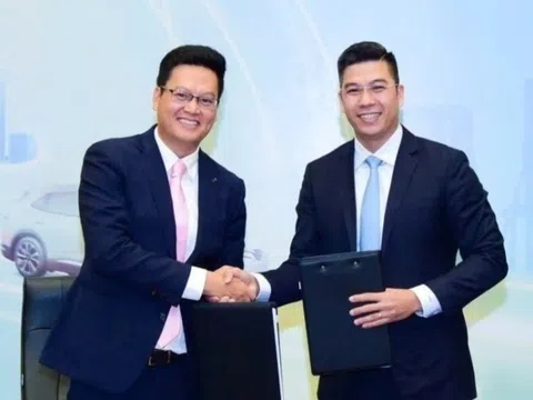V-Green hợp tác VietinBank phát triển hạ tầng trạm sạc ôtô VinFast