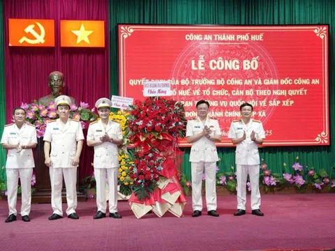 Huế có 2 tân Phó Giám đốc Công an Thành phố