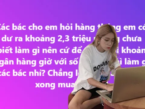 Chẳng biết làm gì với 2-3 triệu dư ra hàng tháng: Dân mạng hiến kế giúp tiền đẻ ra tiền!