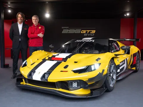Ferrari 296 GT3 Evo - siêu xe đua mạnh 600 mã lực