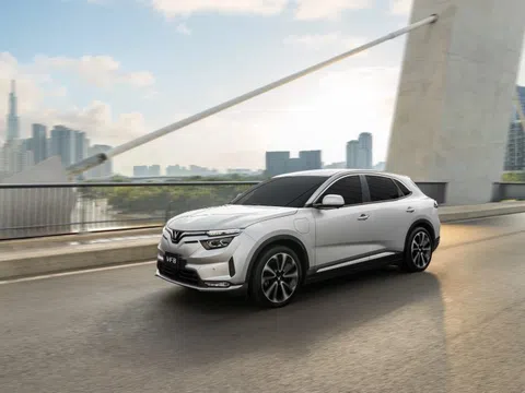 Xe VinFast VF 8 đã qua sử dụng được Green Future kiểm định tại nhà máy
