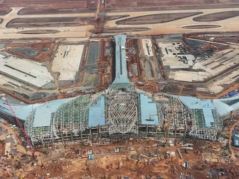 Cận cảnh thi công nhà ga hành khách - "trái tim" sân bay Long Thành