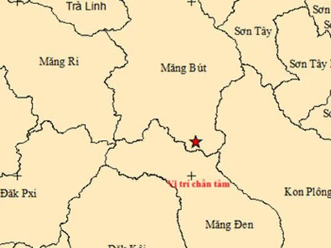 Liên tiếp xảy ra các trận động đất ở Quảng Ngãi