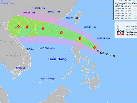 Bão mạnh khả năng đổ bộ nước ta, Bắc Bộ có thể hứng mưa lớn suốt 1 tuần