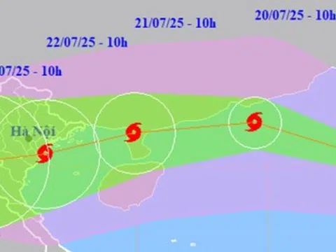 Bão số 3 Wipha 2025: Di chuyển nhanh, hoàn lưu rộng, có thể giật cấp 15