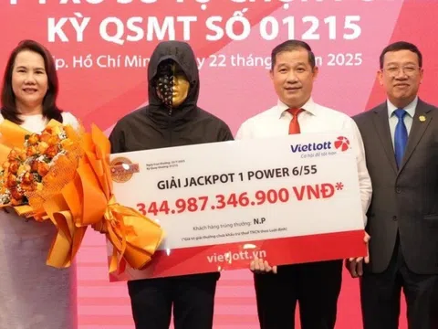 Chồng giấu vợ cả ngày khi biết tin trúng Vietlott gần 345 tỷ đồng