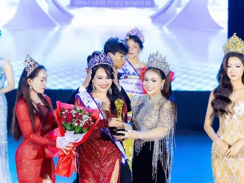Lê Thị Thuý Kiều giành giải Á hậu Doanh nhân Hoà bình Trái đất