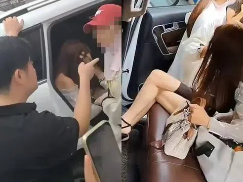 Đang đi mua sắm, vợ bắt quả tang chồng ngoại tình ngay trên phố