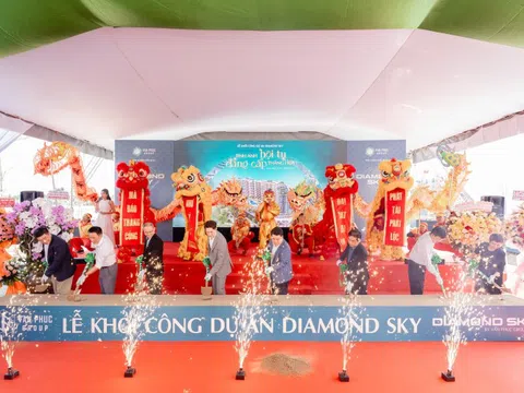 Khởi công DIAMOND SKY - Khu phức hợp căn hộ cao cấp và TTTM đầu tiên tại Van Phuc City