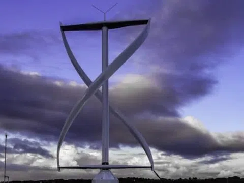 Độc đáo turbine nhỏ gọn tạo ra điện gió trong im lặng