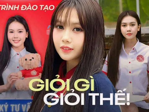 Xuất hiện trên poster của Đại học Ngoại thương, nữ sinh bất ngờ gây sốt MXH: Xinh gái còn học giỏi, đã thế còn có tài lẻ như này đây!