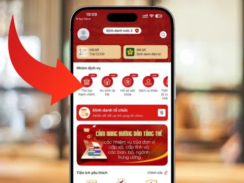 Hướng dẫn đổi thẻ Căn cước miễn phí trên VNeID do thay đổi địa giới hành chính