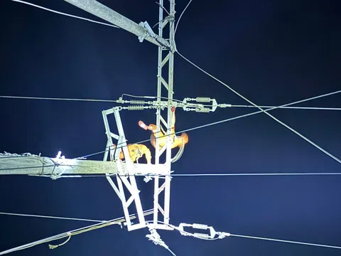 Hà Tĩnh: Tổng lực khắc phục điện lưới do bão số 5 gây ra