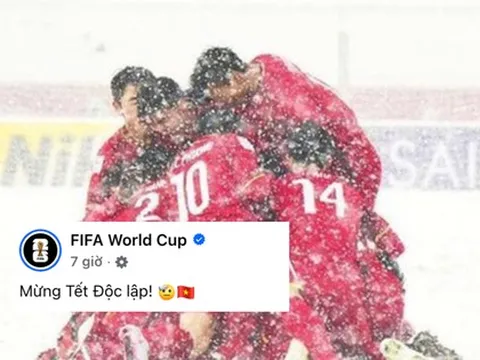 FIFA chúc mừng Quốc khánh của Việt Nam 2/9