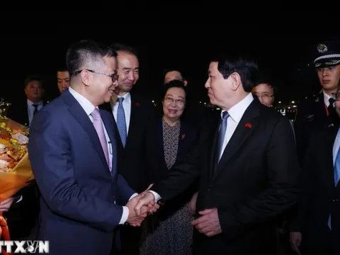 Chủ tịch nước Lương Cường tới Trung Quốc dự kỷ niệm chiến thắng phát xít
