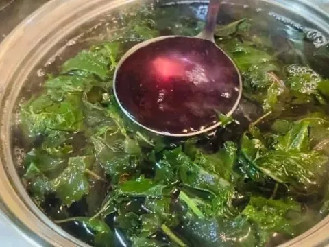 Chợ Việt có loại lá thơm vài nghìn cả bó nhưng là "vua" thải độc gan, dưỡng phổi, "quét sạch" mỡ máu xấu