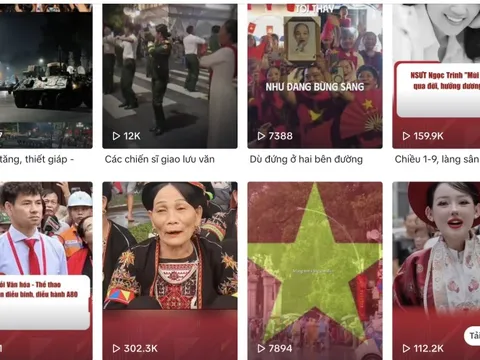 Hơn 600.000 video "Rạng rỡ Việt Nam" trên TikTok, hút hàng tỉ lượt xem