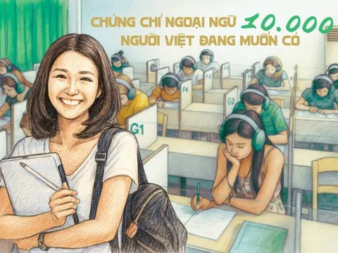 1 chứng chỉ ngoại ngữ sắp “soán ngôi” IELTS ở Việt Nam? Nửa đầu 2025 đã hơn 10.000 thí sinh đăng ký, dẫn đầu toàn cầu
