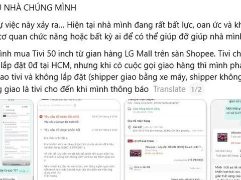 Mua tivi trên sàn TMĐT, mở ra thấy nát bươm: Chính chủ kêu oan, dân mạng bất lực bảo "trùng sinh mới cứu nổi"!