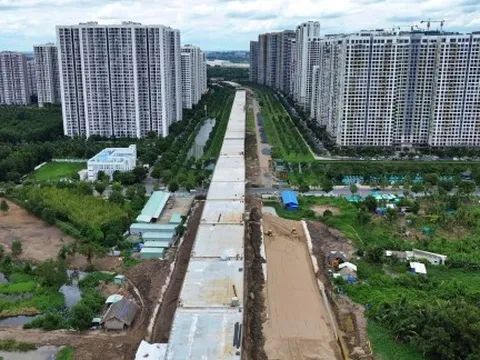 Tuyến cầu cạn duy nhất của Vành đai 3 TPHCM sắp hoàn thành