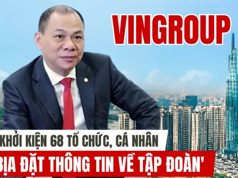 Nhóm cổ phiếu Vingroup tăng vọt sau thông tin khởi kiện 68 tổ chức và cá nhân