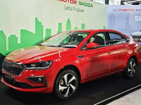Cận cảnh Skoda Slavia - 'tân binh' phân khúc sedan cỡ B