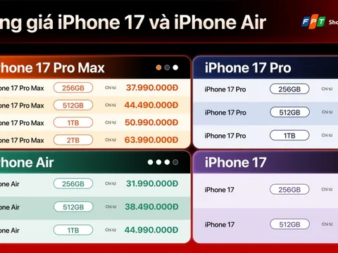 Các hệ thống bán lẻ đồng loạt nhận đặt cọc iPhone 17 series