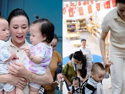 Lý do Phương Oanh cho 2 nhóc tỳ "nhập ngũ" dù mới hơn 1 tuổi