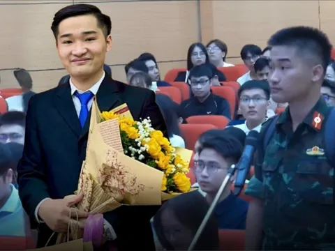 Bác sĩ nội trú mặc áo lính gây ấn tượng mạnh ngày chọn chuyên ngành: "Chăm sóc sức khỏe cho nhân dân cũng là bảo vệ Tổ quốc"
