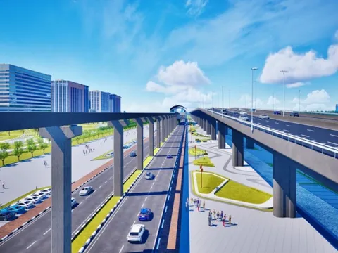Đề xuất xây đại lộ và monorail 300.000 tỷ đồng dọc sông Hồng