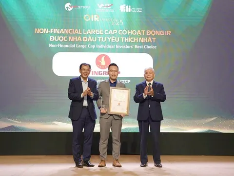 Vingroup vào top 3 doanh nghiệp được nhà đầu tư yêu thích nhất 2025
