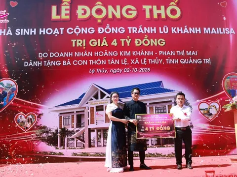 Mailisa tài trợ xây nhà tránh bão, lũ cho cộng đồng ở Quảng Trị