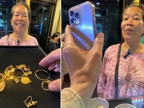Mang vàng bạn trai cũ tặng đi bán, người phụ nữ sốc nặng khi biết giá trị