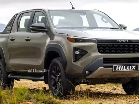 Rò rỉ bí mật Toyota Hilux mới trước ngày ra mắt