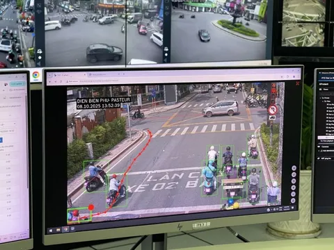 Camera AI ở TP HCM được lắp đặt ở tuyến đường nào?