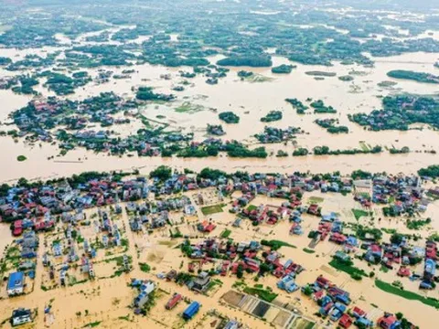 Mưa lớn gây lũ lụt lịch sử tại Thái Nguyên