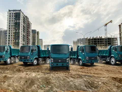 Đáp ứng nhu cầu vận tải xây dựng với xe ben THACO Linker
