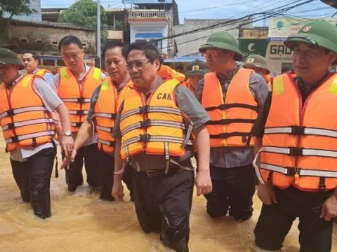 Thủ tướng Phạm Minh Chính tới Thái Nguyên, yêu cầu bằng mọi biện pháp cứu trợ người dân