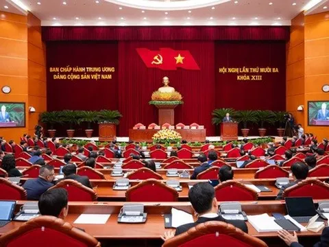 Thông báo Hội nghị lần thứ 13 Ban Chấp hành Trung ương Đảng khóa XIII